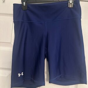 Under Armour Women's Deep Blue Bike Shorts